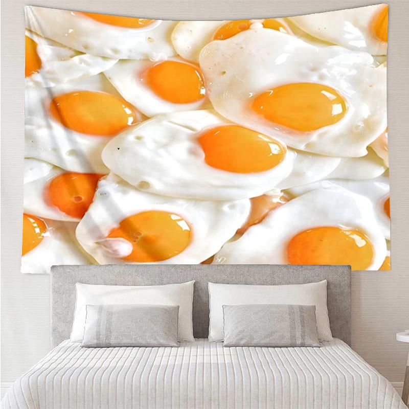 Egg Yolk Delight Quick-Dry Tapestry Hanging for Bedroom,Livingroom, Playroom,Decor Art Room Wall Tapestry Holiday and Birthday Gifts