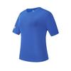 FILA Urban Explore Fashion Simple Sports Training Outdoor Versatile Comfortable Short Sleeve T-Shirt Women Tops Earl-Blue A11W618102FBU