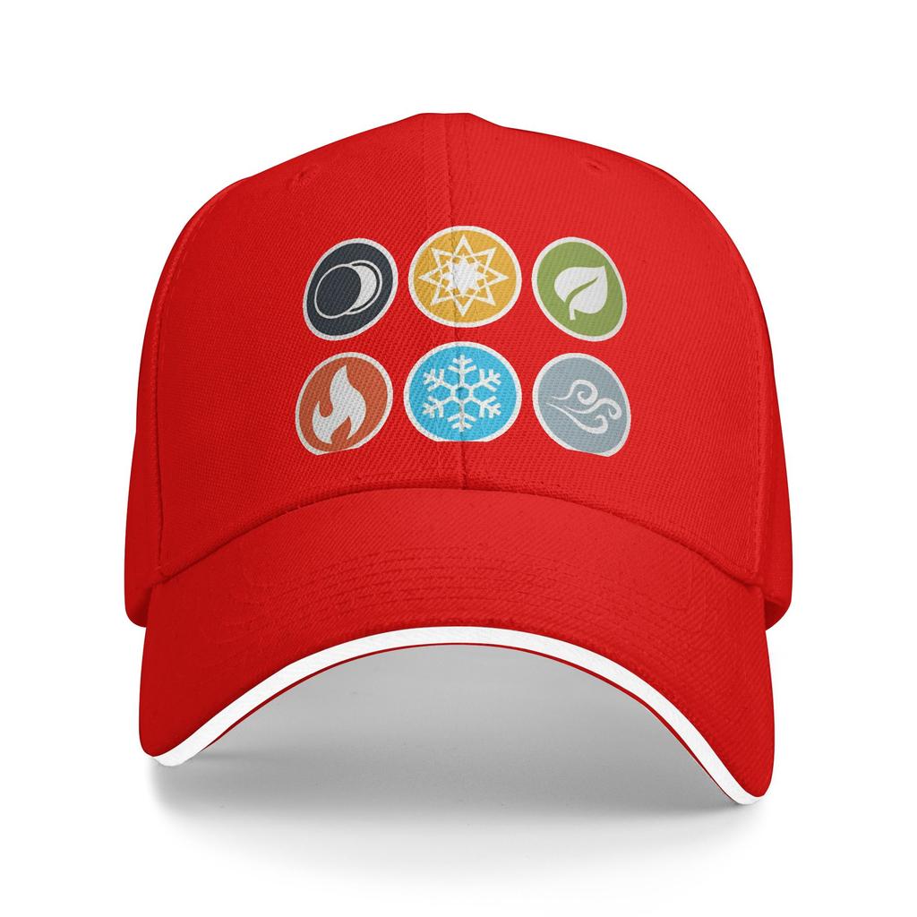 Spring Casual Baseball Cap Gloomhaven EleUnisext Symbols Board Game Kpop Rock Trucker Hat Sun Visor Fitted Retro Snapback Cap