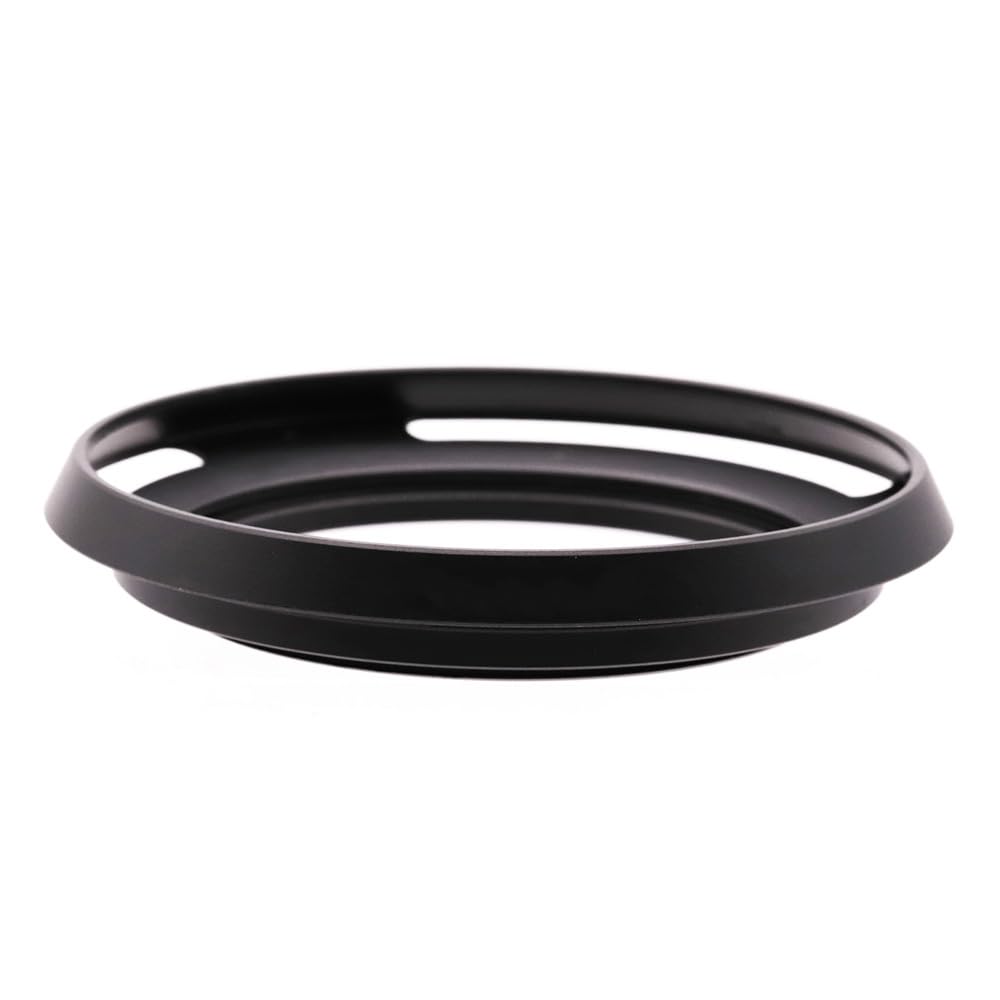 Toileum 77mm Metal Lens Lens Lens Compatible with 77mm Camera Wide 77mm Type Lens Hood Hood, Screw-On Hood, Wide-Angle Hood, Lenses, (Black)