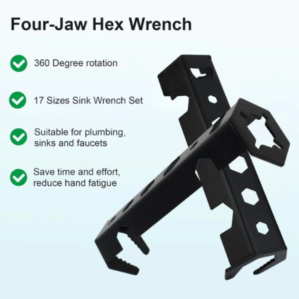 Iron Material Sanitary Wrench Multi-Functional Faucet Wrench Multi-Functional Wrench  Home Plumbing