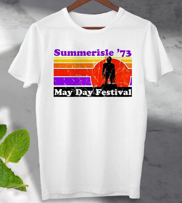 

Футболка Летний остров Майский фестиваль 1973 Плетёный человек Унисекс Мужская Женская Топ 2XL