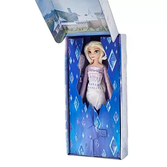 Disney Elsa Klassische Puppe 2021 mit Haarbürsten-Zubehör [Gebraucht] Die Eiskönigin 2 - 11 12''
