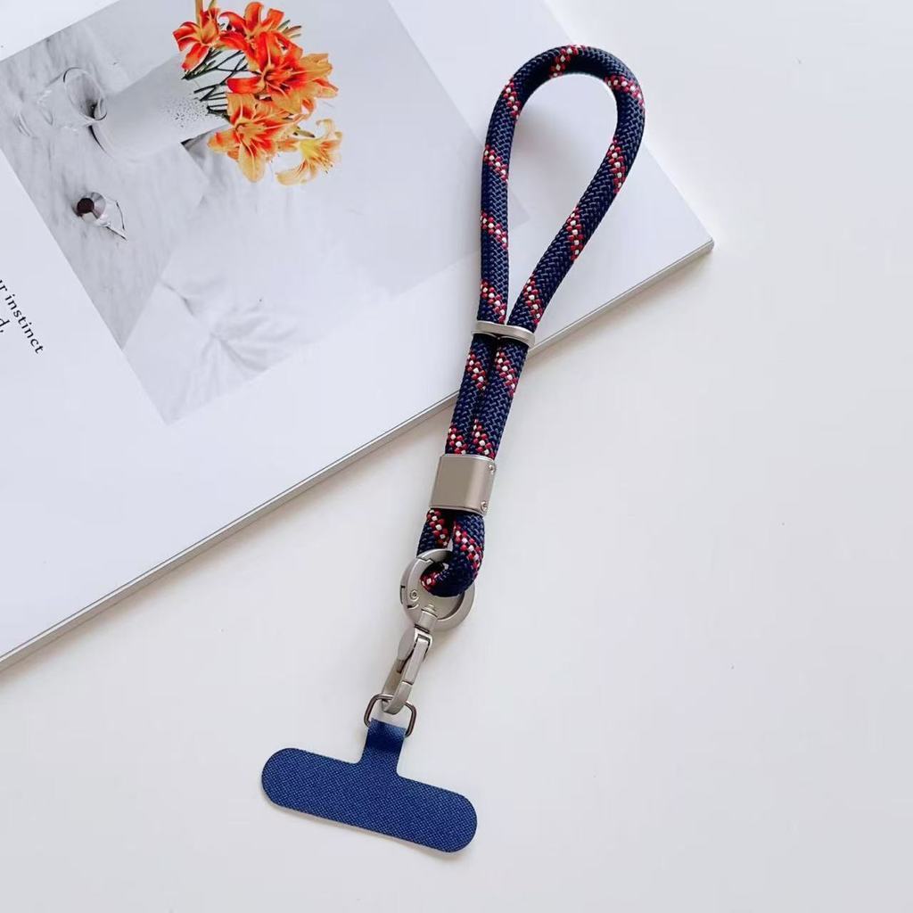 Luxury Adjustable Universal Braided Short Mobile Phone Lanyard Wristband, Mobile Phone Hand Lanyard