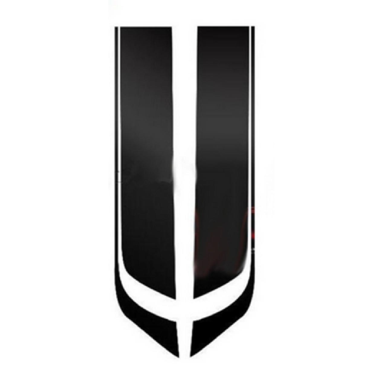 Car Racing Sports Styling Stripe Sticker Vinyl Decals Trim For Auto Hood Bonnet