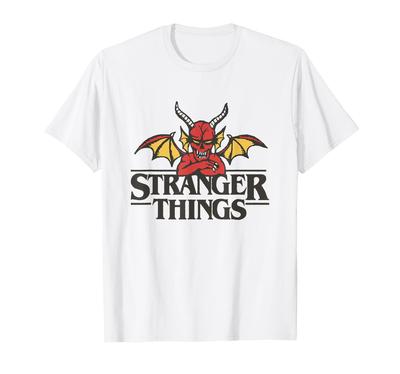 Stranger Things Hellfire Club Red & Yellow Logo T-Shirt