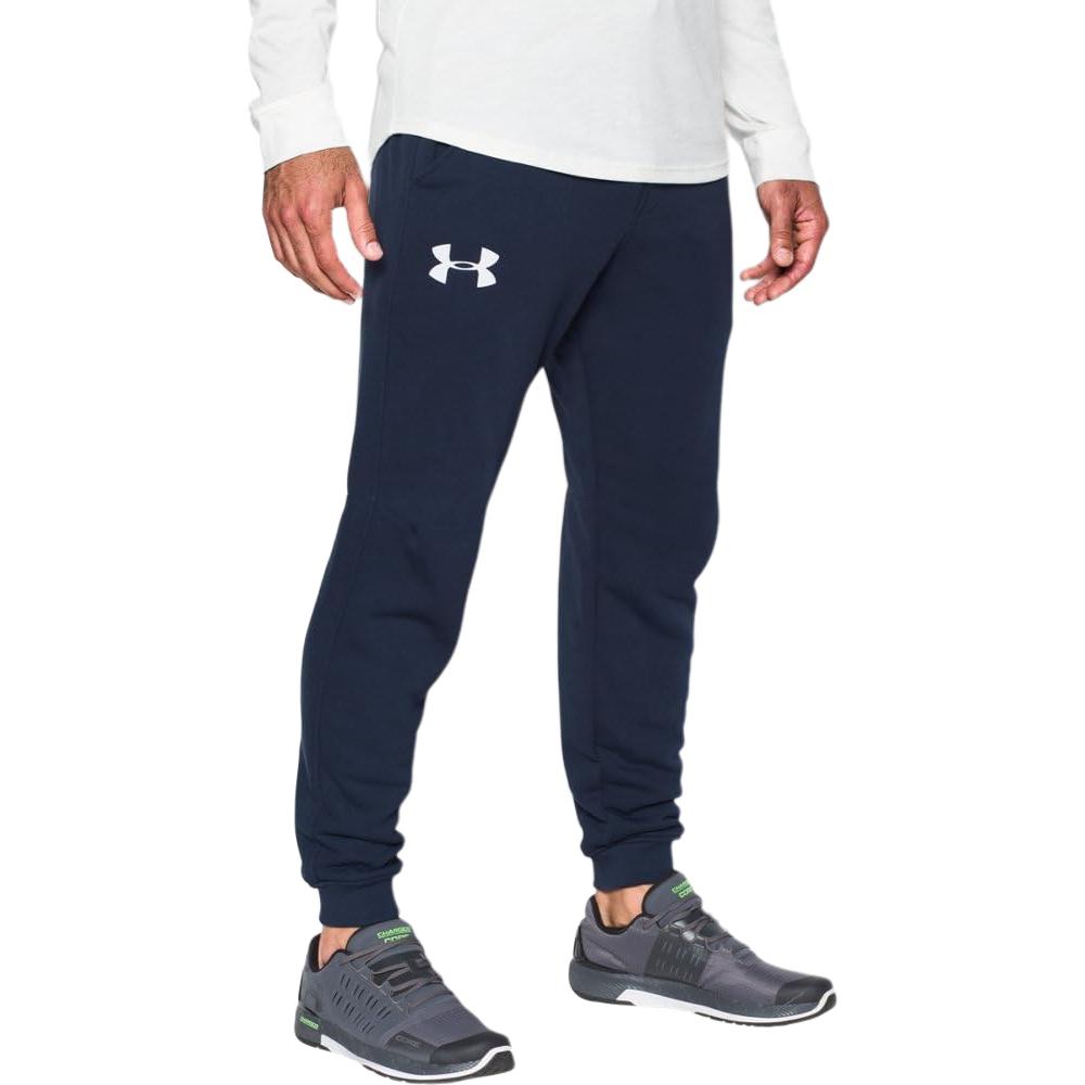 Under Armour Logo Cuffed Mid-Rise Casual Pants Men bottoms 1269881-410