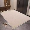 Non-Slip Faux Jute Entrance Rug - Thick, Wear-Resistant, Easy-to-Clean, Foldable, and Cuttable