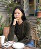 Chicks Daily Star Round Cardigan Brown