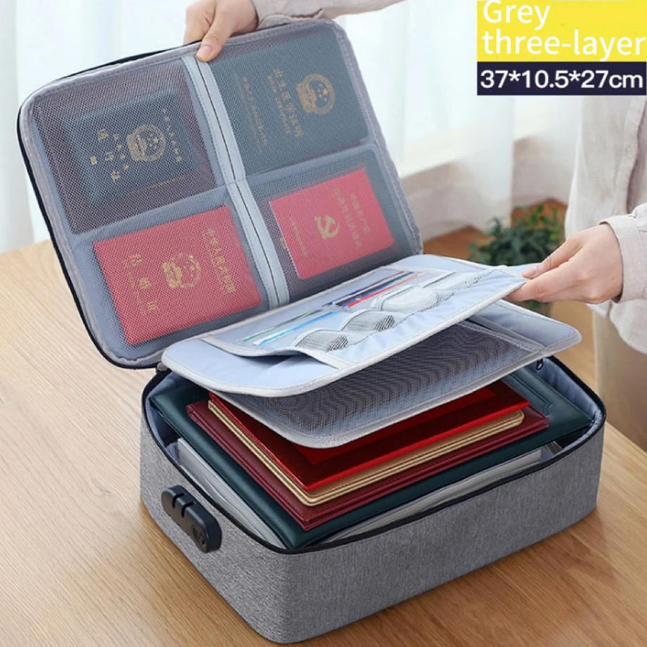 

Password storage bag, large-capacity ID storage bag, credit card and driver s license holder, important document bag, travel pas