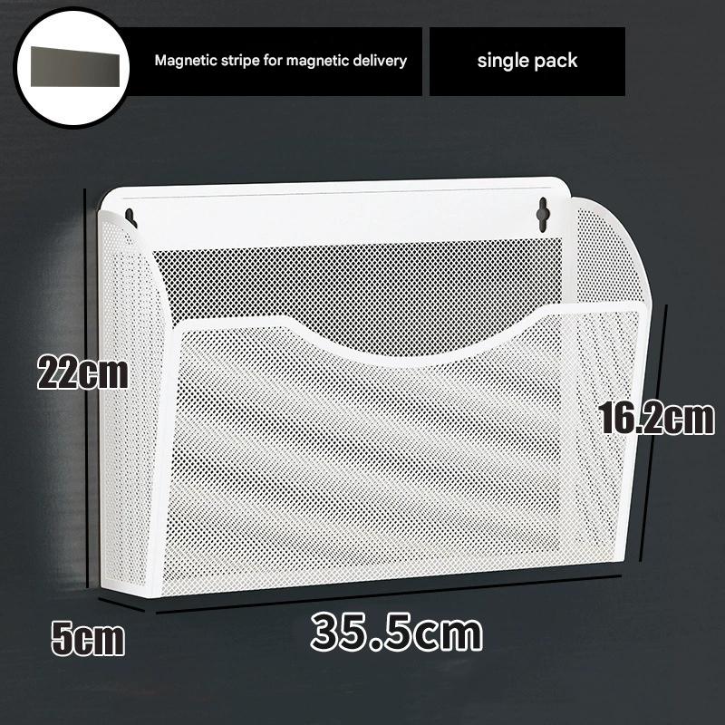 

Magnetic Perforation-free Storage Shelf, Kitchen Refrigerator Storage, Easy Installation Without Leaving Marks Large Suction белый