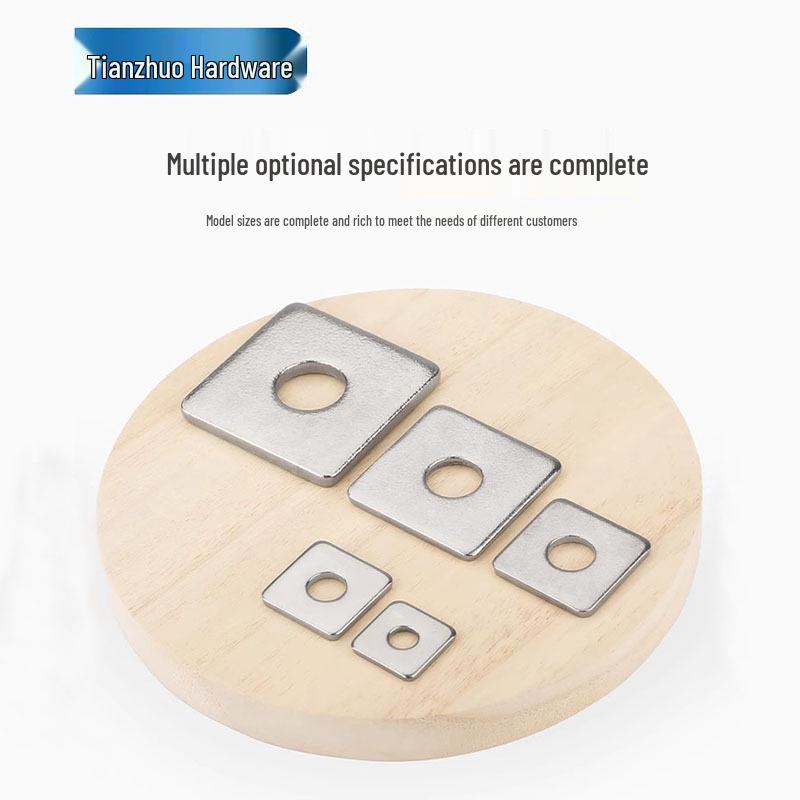 GB852 Blackened Square Bevel Washer for I-beam M6/M8/M20/M24/M30