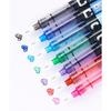 PenLab 1pcs Free Ink Color Gel Pen Set Super Liquid 0.38mm Extra Fine Roller Ball Pens for Daily Writing Office School