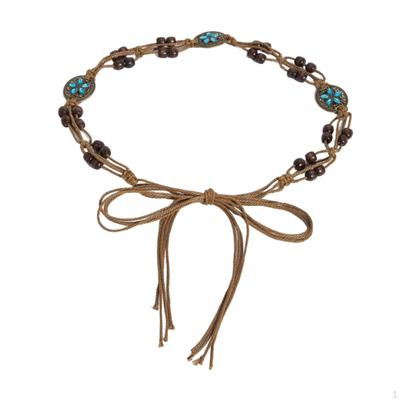 Boho Belt Elegant Wooden Beads Women Waistband for Shirts Anniversaries Weddings