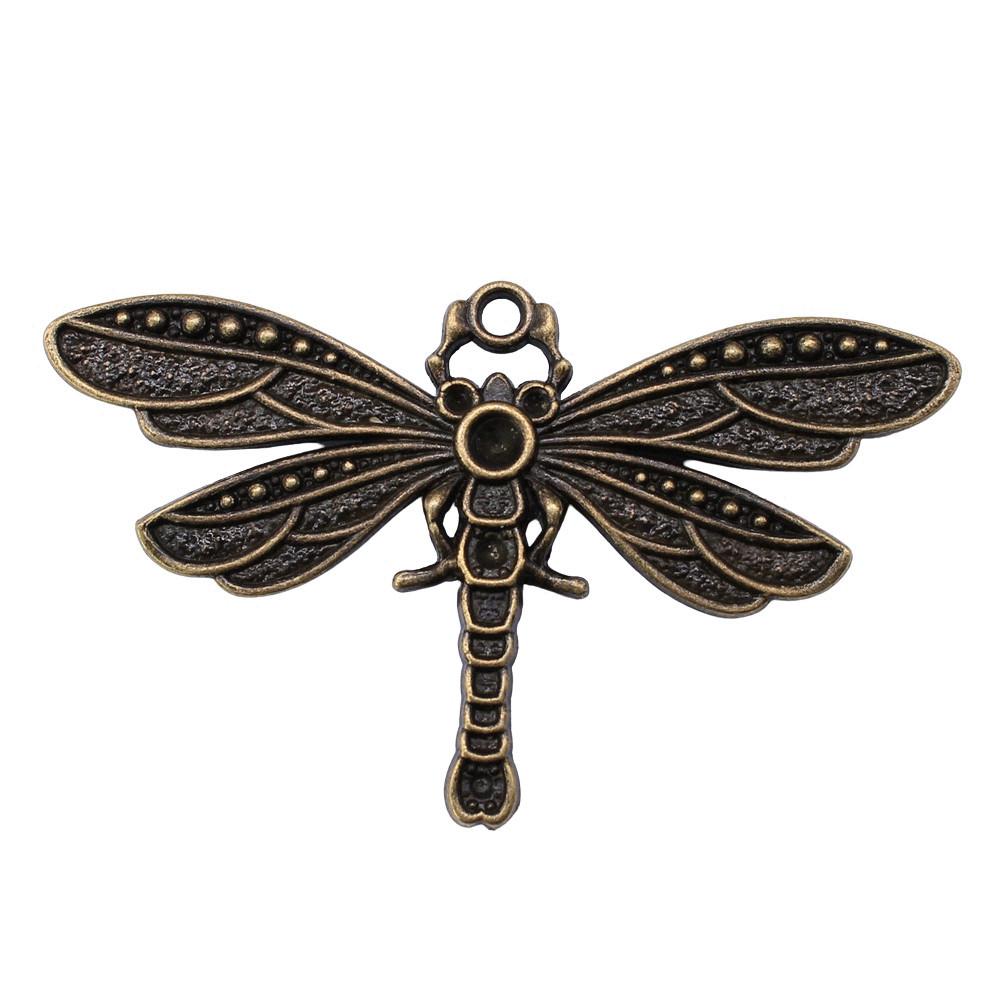 Dragonfly Charms Vintage Alloy Pendants For Insect Themed Handmade Jewelry Supplies