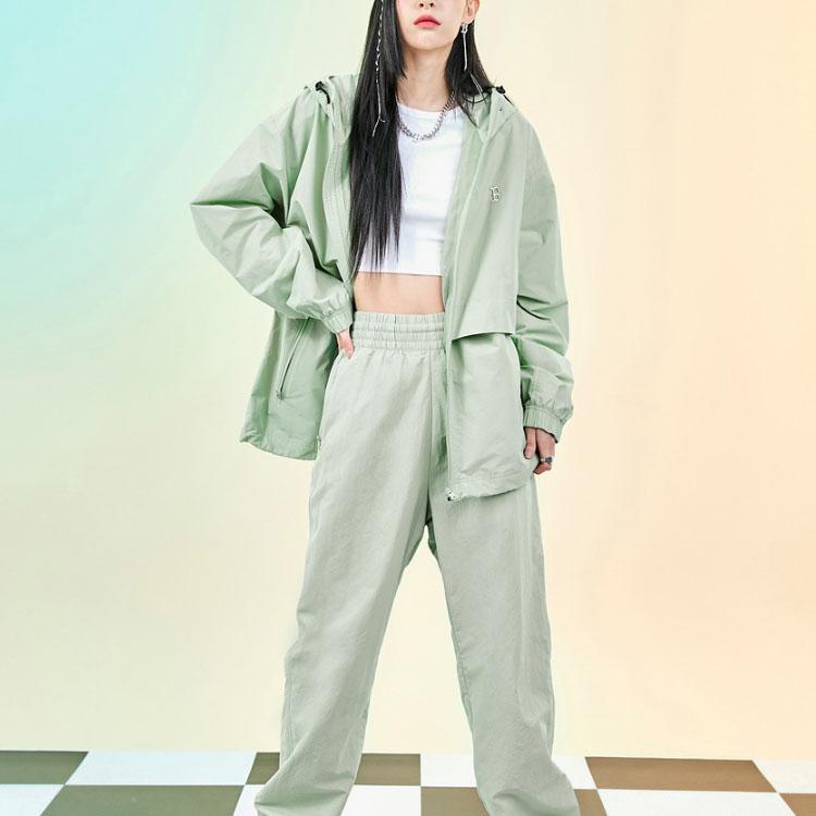 New MLB Knitted Sports Pants Unisex Light Green 3AWP00121-43KAL