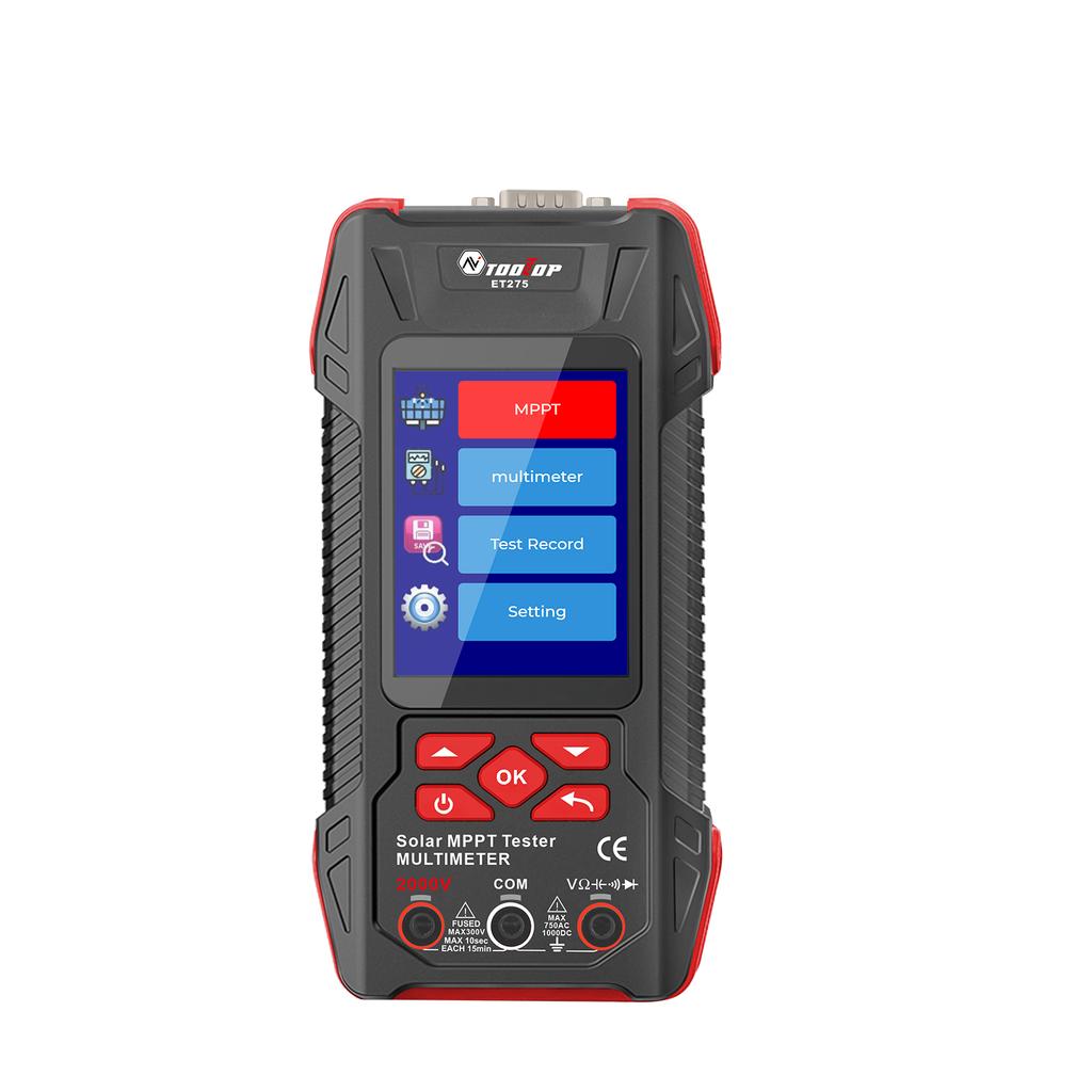 2000W Solar MPPT Meter HV Multimeter Voltage Current Power Curve Photovoltaic Energy Module Fault Diagnosis Solar Test Record