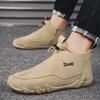 Zapatos Casuales Nuevos para Hombre Botines de Tobillo de Lujo con Puntera Redonda para Hombre Zapatos Ligeros Slip on para Caminar para Exteriores Comfor para Hombre Zapatillas Altas
