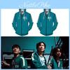 Luxuriöse Squid Game 001 456 Grüne Reißverschluss-Hoodie-Jacke Netflix-inspirierte Oberbekleidung
