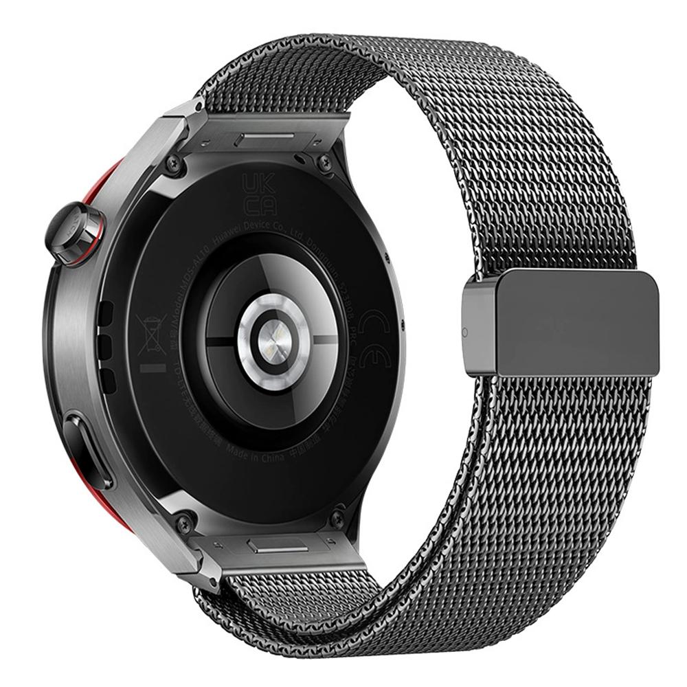 

Strap for Huawei Watch 4Pro Titanium Milan magnetic attachment dedicated pressing interface for the watch strap No Gaps Stainless Steel band чёрный