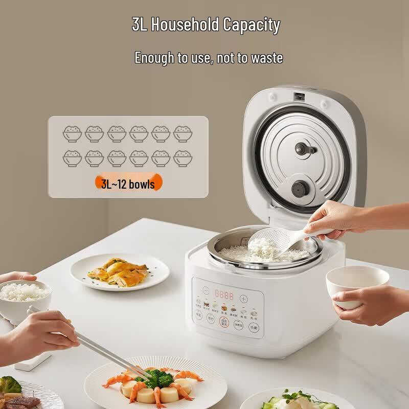 Joyoung 3L Smart Micro-Pressure Stainless Steel Rice Cooker CN Plug (adapter Included)
