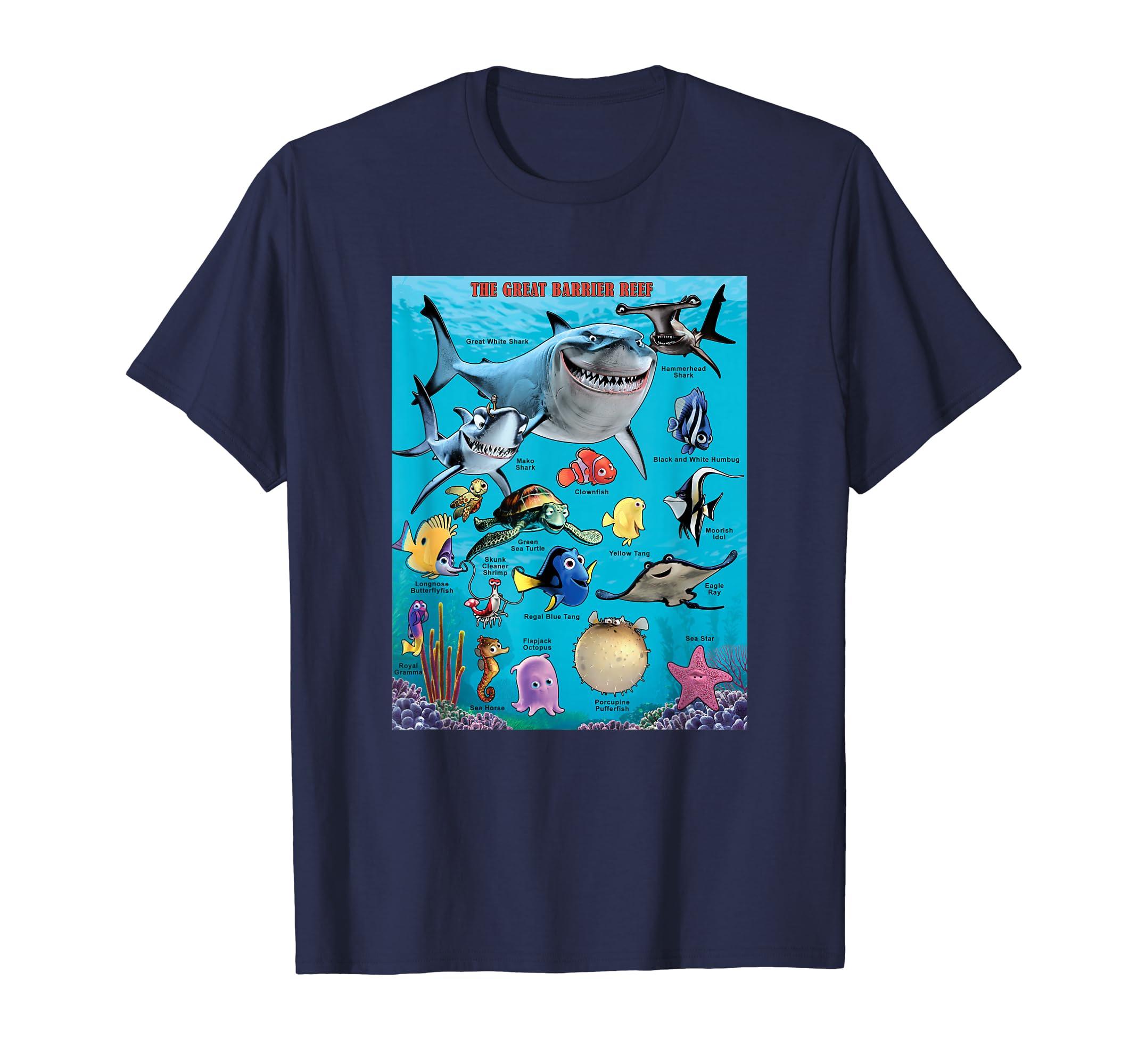 

Disney Pixar Finding Nemo Great Barrier Reef Group Shot T-Shirt