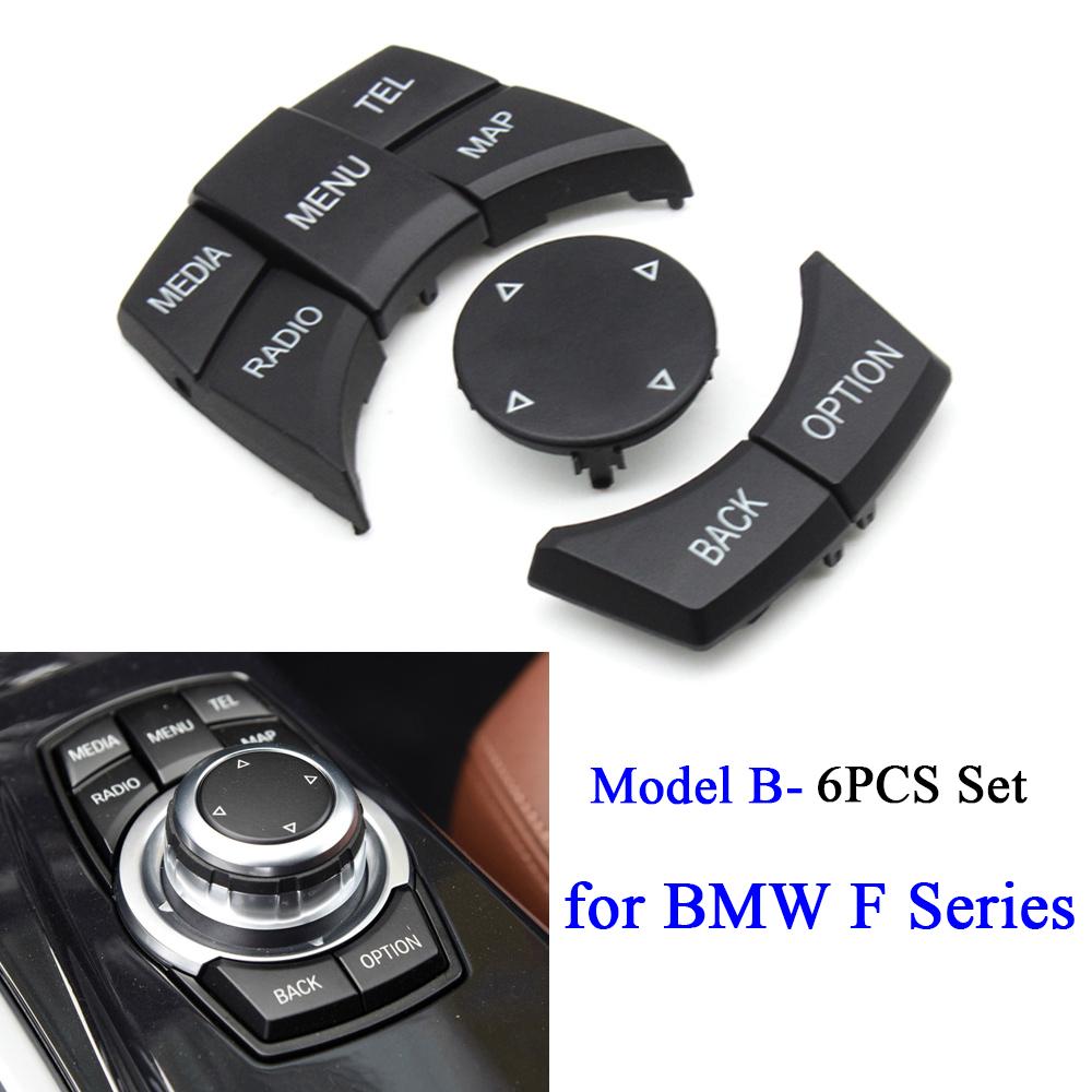 Couvercle de bouton de menu multimédia CIC IDrive pour BMW 1 2 3 4 5 6 7 X3 X4 F20 F22 F30 F34 F36 F10 F02 F06 F25