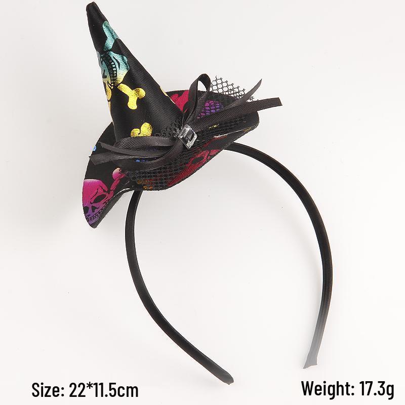2025 Children s Halloween Ghost Festival Headband - Party Decorations and Photo Props One Size