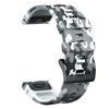 QuickFit 22mm 26mm Sport Camouflage Silikonarmband für Garmin Fenix 8 E 7X 7 Pro 6X 5X Plus/Epix 2 47mm 51mm Armband Uhrband