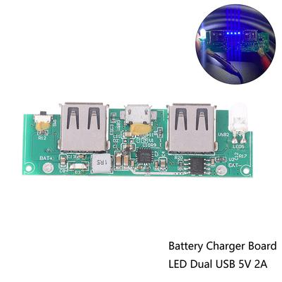 Dual USB 5V Mobile Power Motherboard EDP2339 Main Control Phone Power Bank Circuit Board With LED Light DIY Accessories