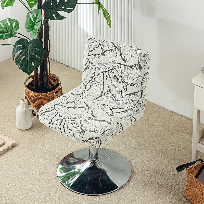 

1PCS Rotating Lift Chair Cover Elastic Jacquard Bar Stool Protector Home Hotel Office Club Armless Low Back Swivel Chair Cover