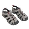 PDQ Mens Toggle & Touch Fastening Synthetic Nubuck Trail Sandals