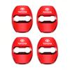 4Pcs Stainless Steel Car Door Lock Cover Case Sticker Accessories For Toyota Corolla Yaris Aygo Prius RAV4 Crown CHR Camry Auris  AA9