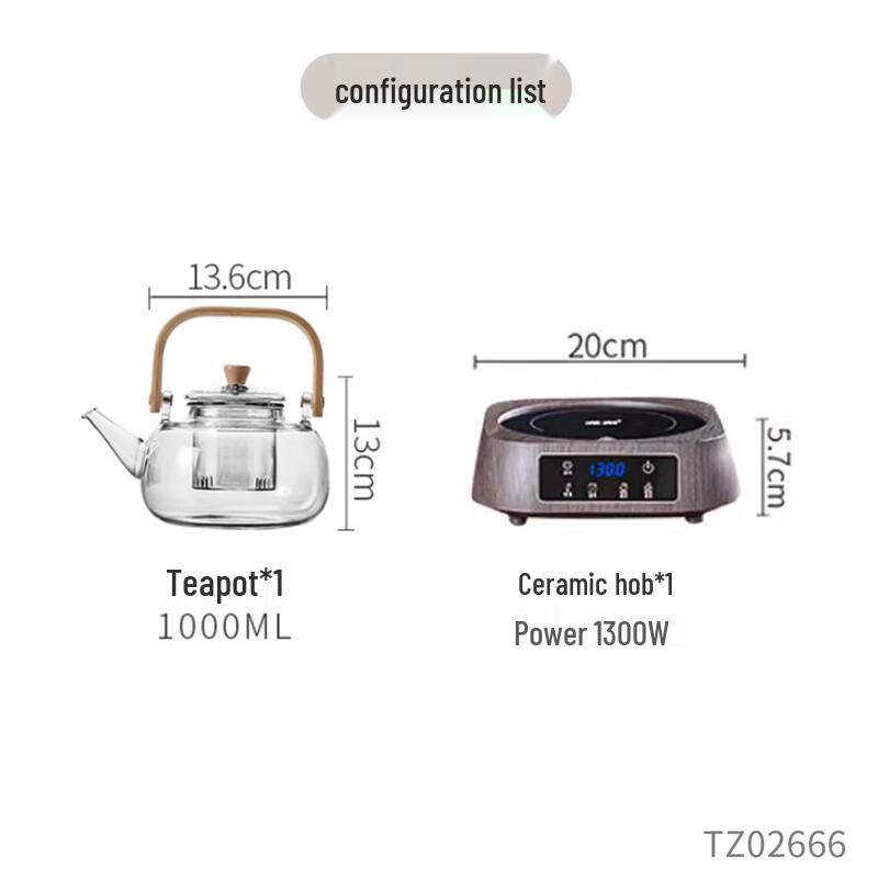 Haofeng 2025 Integrated Electric Ceramic Tea Kettle Set