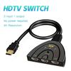 4K 2K 3 Port HDTV Compatible Switch 3D Video Switcher KVM Splitter 3 Input 1 Output Hub For Xbox PS4 DVD PC Laptop TV Monitor