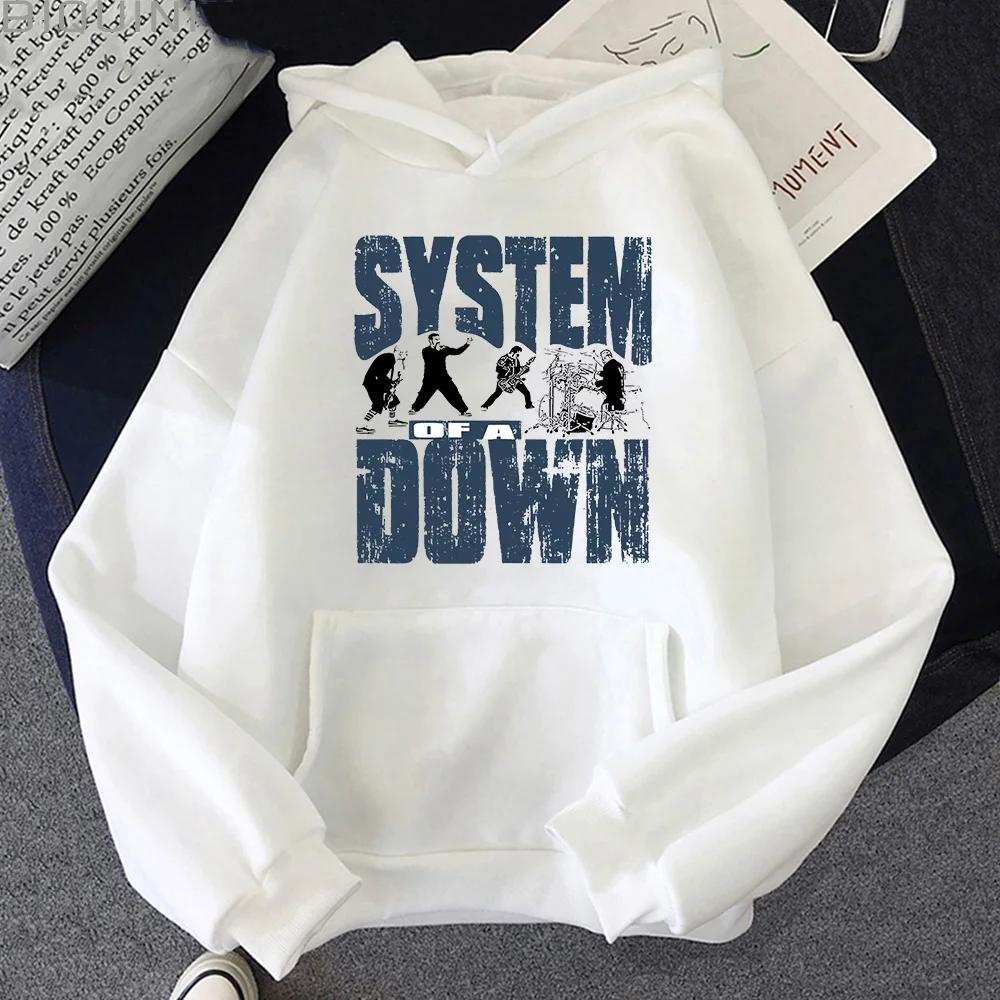 

a men s 90s retro rock band System of a Down printed long-sleeved hoodie, casual sportswear and trendy hoodie 3XL