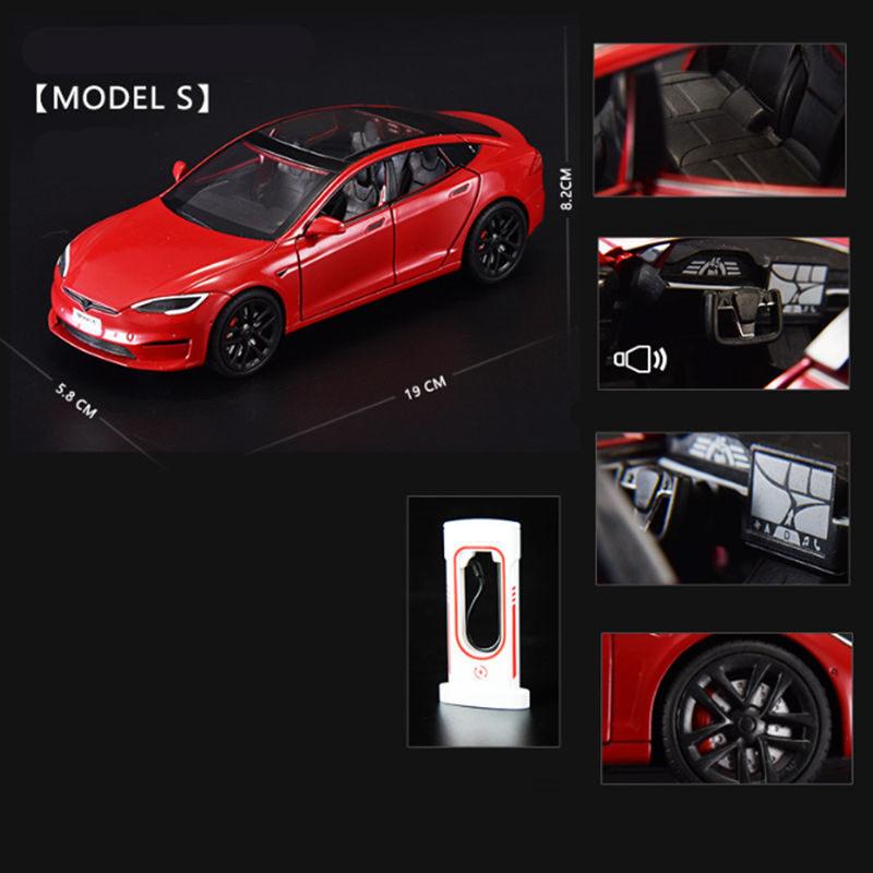 1:24 Model Y 3 S Suv Alloy Car Model Diecasts Metal Toy Vehicles Car Model Simulation Sound And Light Collection Childrens Gifts