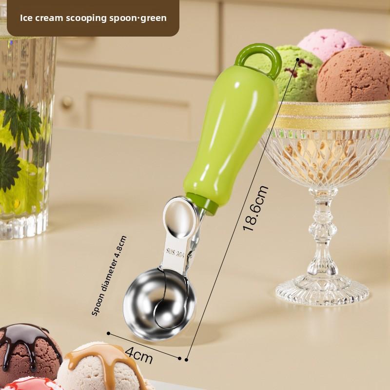 

Food Grade Pressed Ice Cream Scoop 1PC зелёный