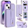 Crossbody Wristband Wallet Leather Cards Solt Case for iPhone 17 16 Pro Max 15 14 12 13 XS Plus SE 2022 Pocket Purse Lanyard Bag