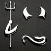 Car Decals 3D Bumper Exterior Decoration Automotive Decals For Truck SUV Motorcycle Scooter Body Trunk Tail Side Window