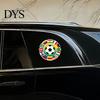 No Residue Car Stickers Soccer Graffiti Sticker for Decorative Vinyl Decal Auto Flag Decals Laptop Luggage Waterproof Sporty Pattern Vehicle