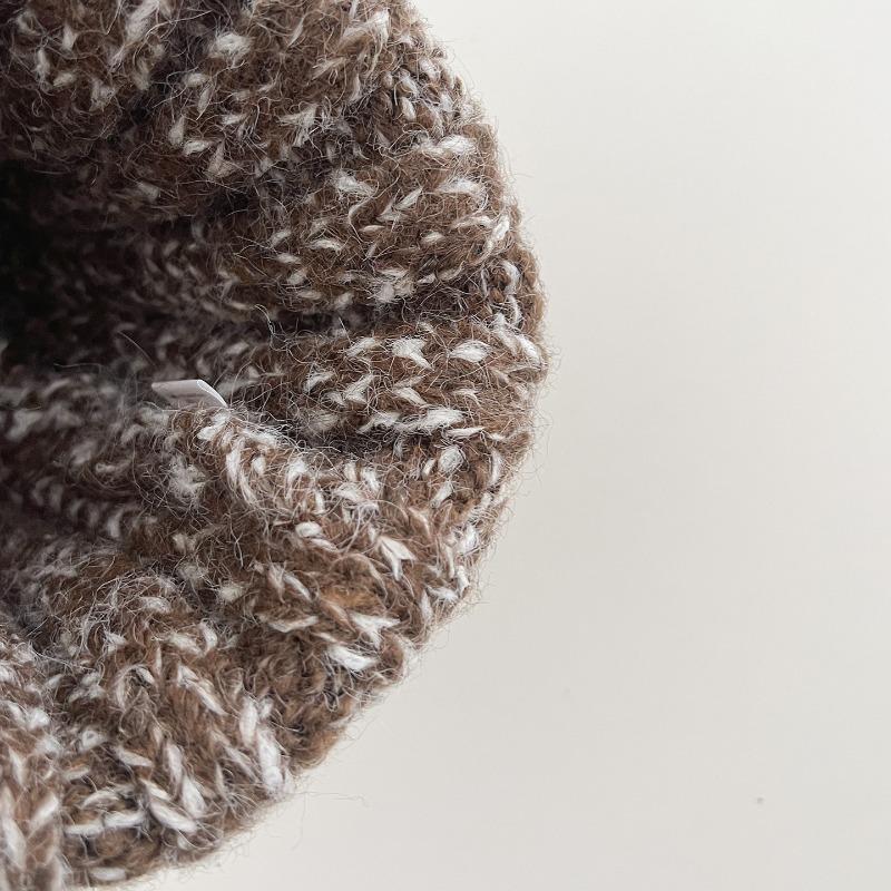 New Baby Knit Hat with Winter Warm Beanie for Boys Girls Cute Infant Toddler Cap Soft  Earflap Hat Gift 2-6 Years