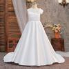 4-17 Years Elegant Long Dress for Performances and Special Occasions
