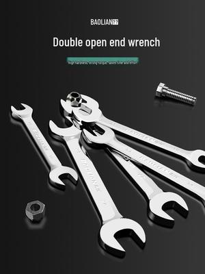 Dual-End Open-End Wrench 8-10mm & 14-17mm Box-End Adapter