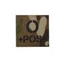 Reflective Velcro Morale Patch - IR Badge, Laser-Cut Blood Type, NKDA Tactical Rescue for Armband or Backpack.