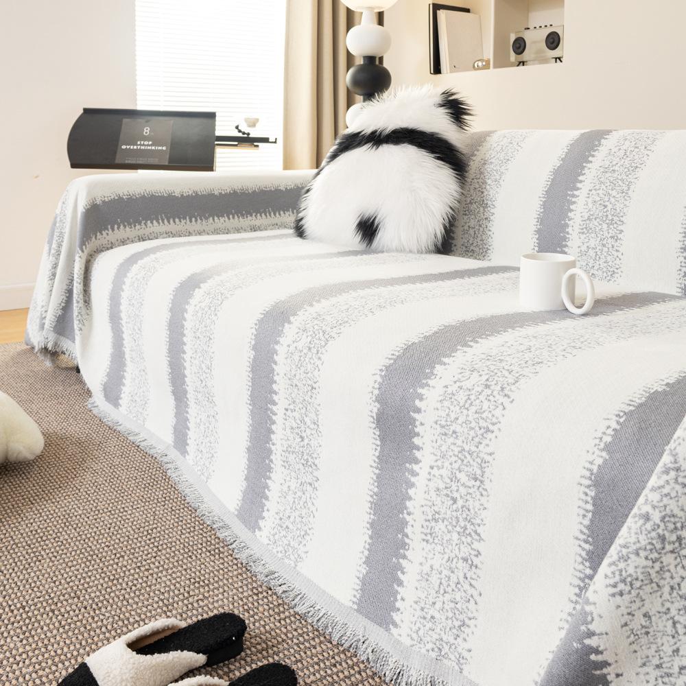 

Полный чехол для дивана, полотенце, четыре сезона, универсальные полоски, универсальный чехол для дивана, чехол для дивана, против царапин 180X130