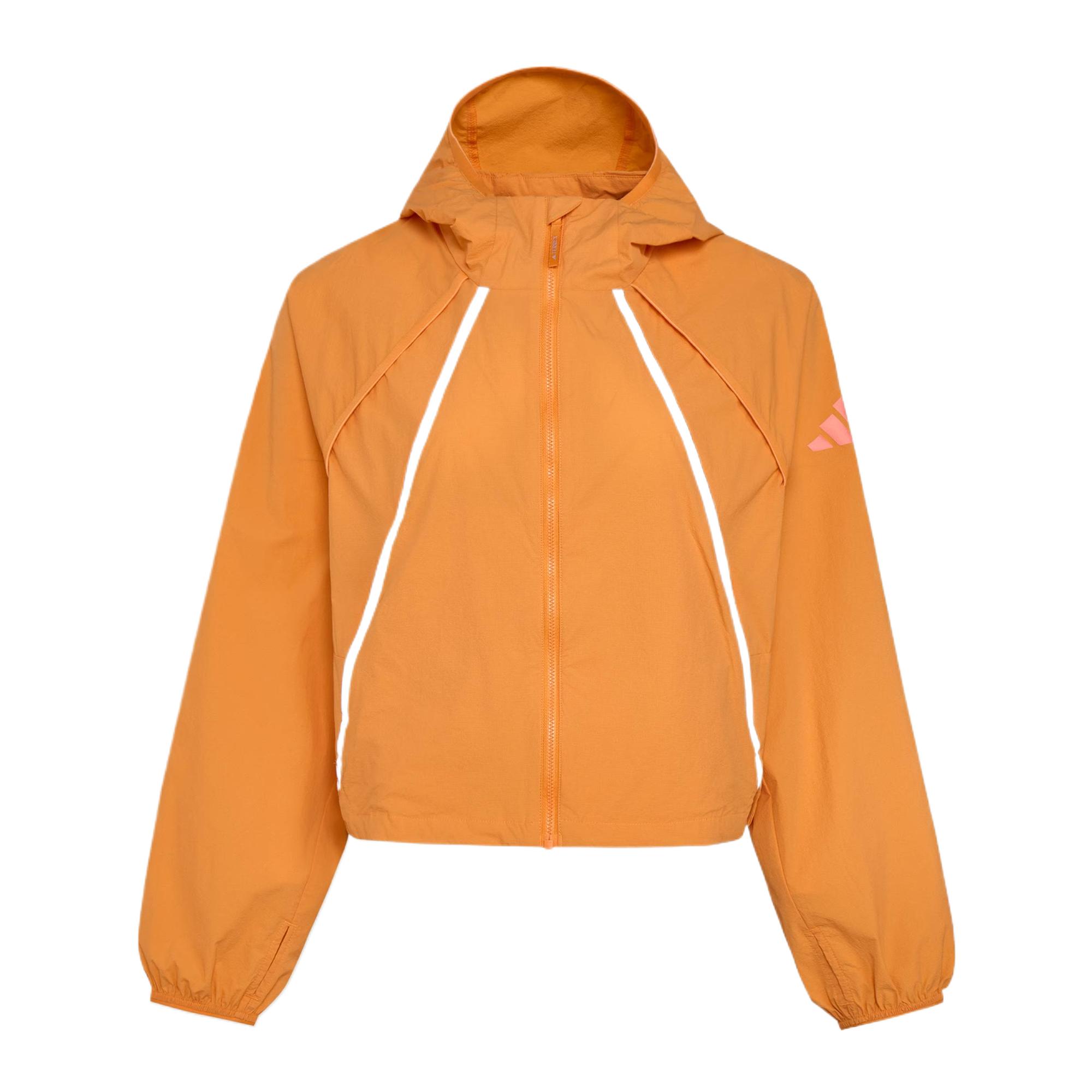 Adidas Outdoor Windproof Cool Feeling Hooded Jacket Women Jackets KD4375 S