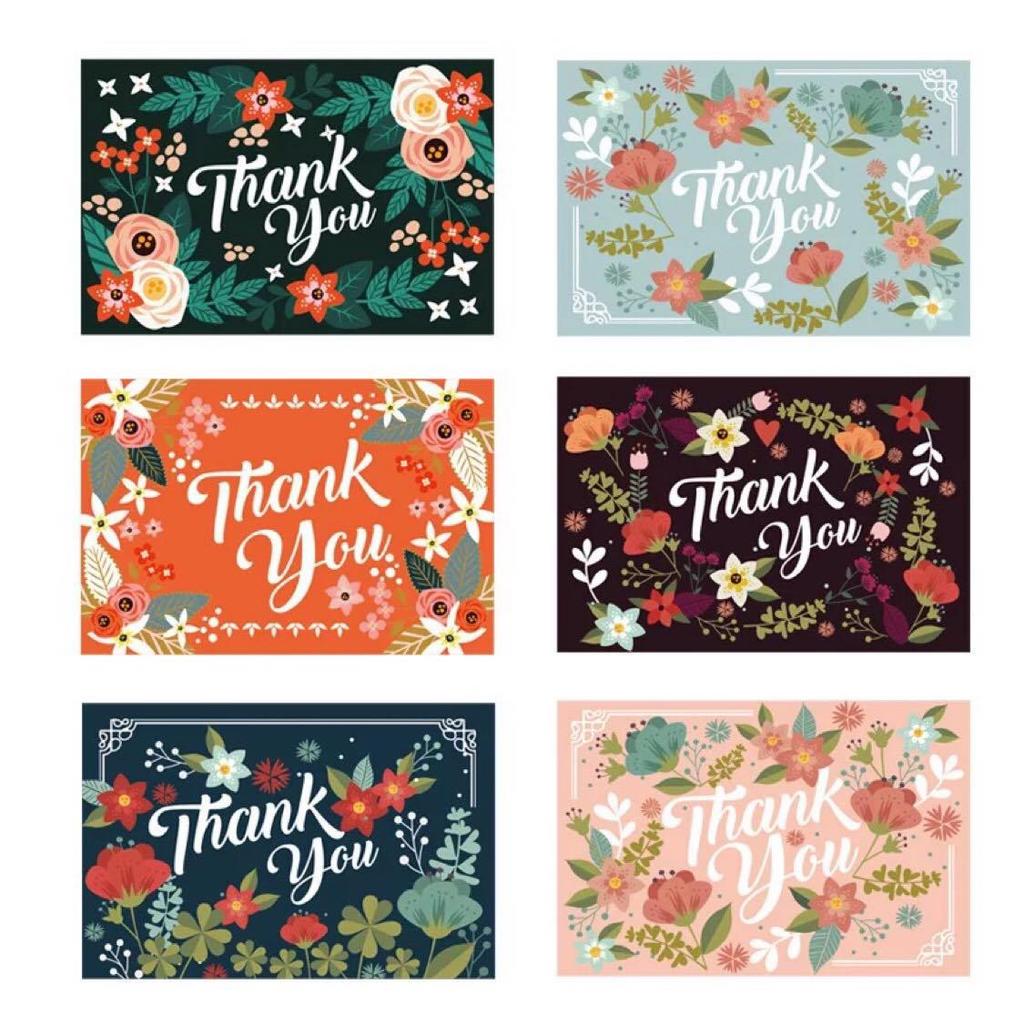 Korean-Style Thank You & Holiday Greeting Card with Free Shipping