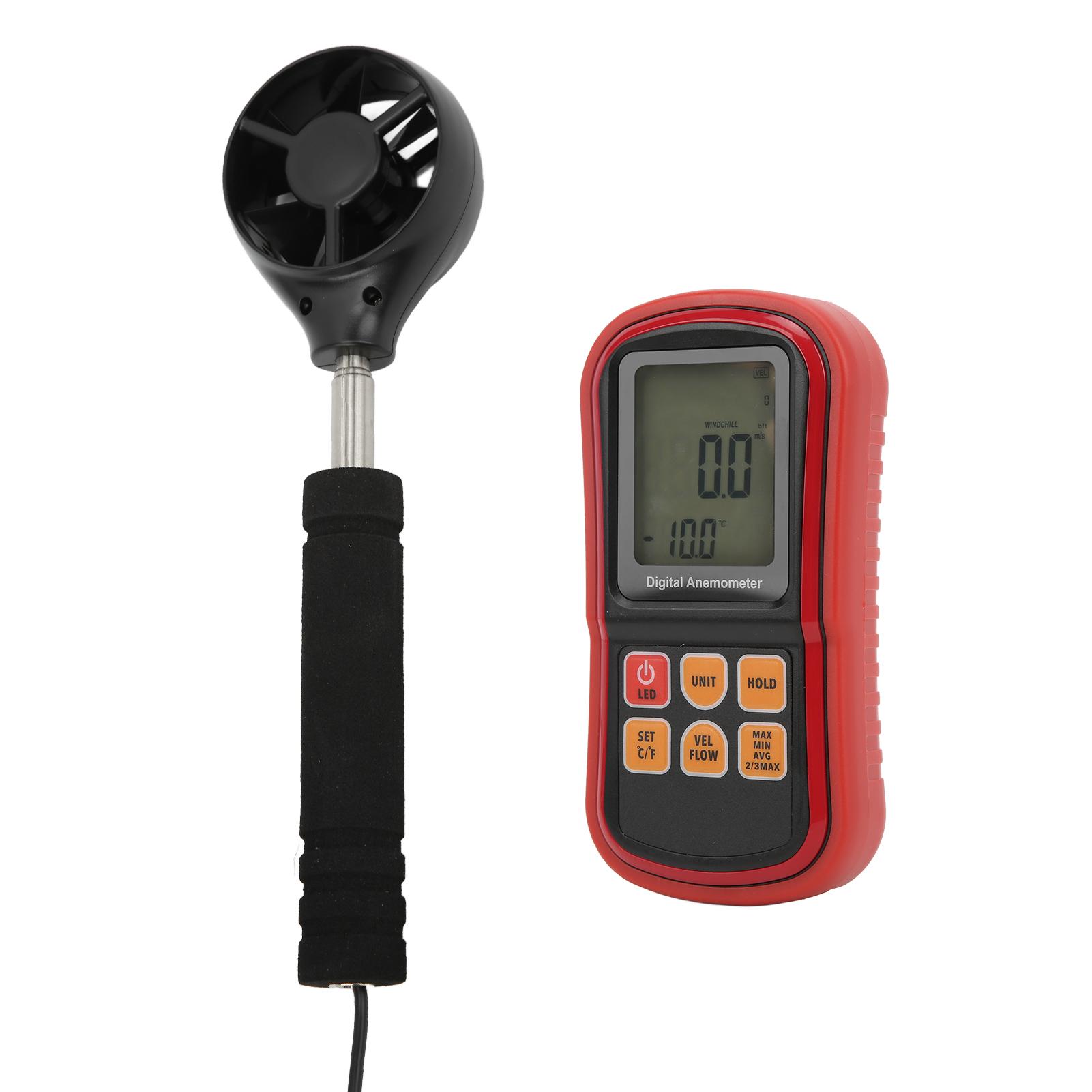 

8909 High Accuracy Wind Speed Tester Handhled Digital Anemometer for Sailing Fishing Hiking