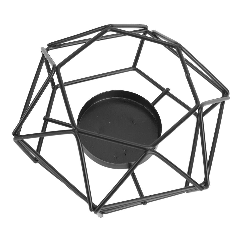 Kovový drátěný svícen Ins Style Vintage Dekorativní stojan na svíčky pro krbový stolek Patio